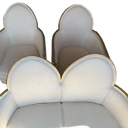 Gilt three piece suite by Vinall and Macey